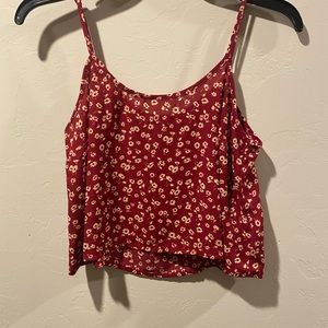 Floral Print Cropped Tank
